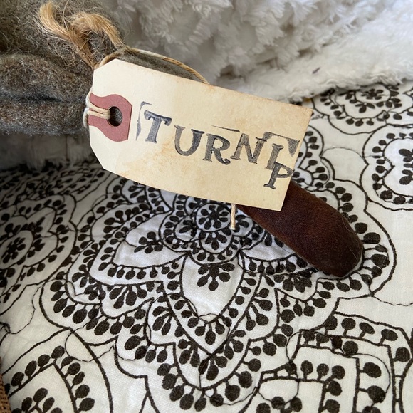 Primitive Handmade Folk Art Raggedy Ann Doll “Turnip” - Picture 3 of 10